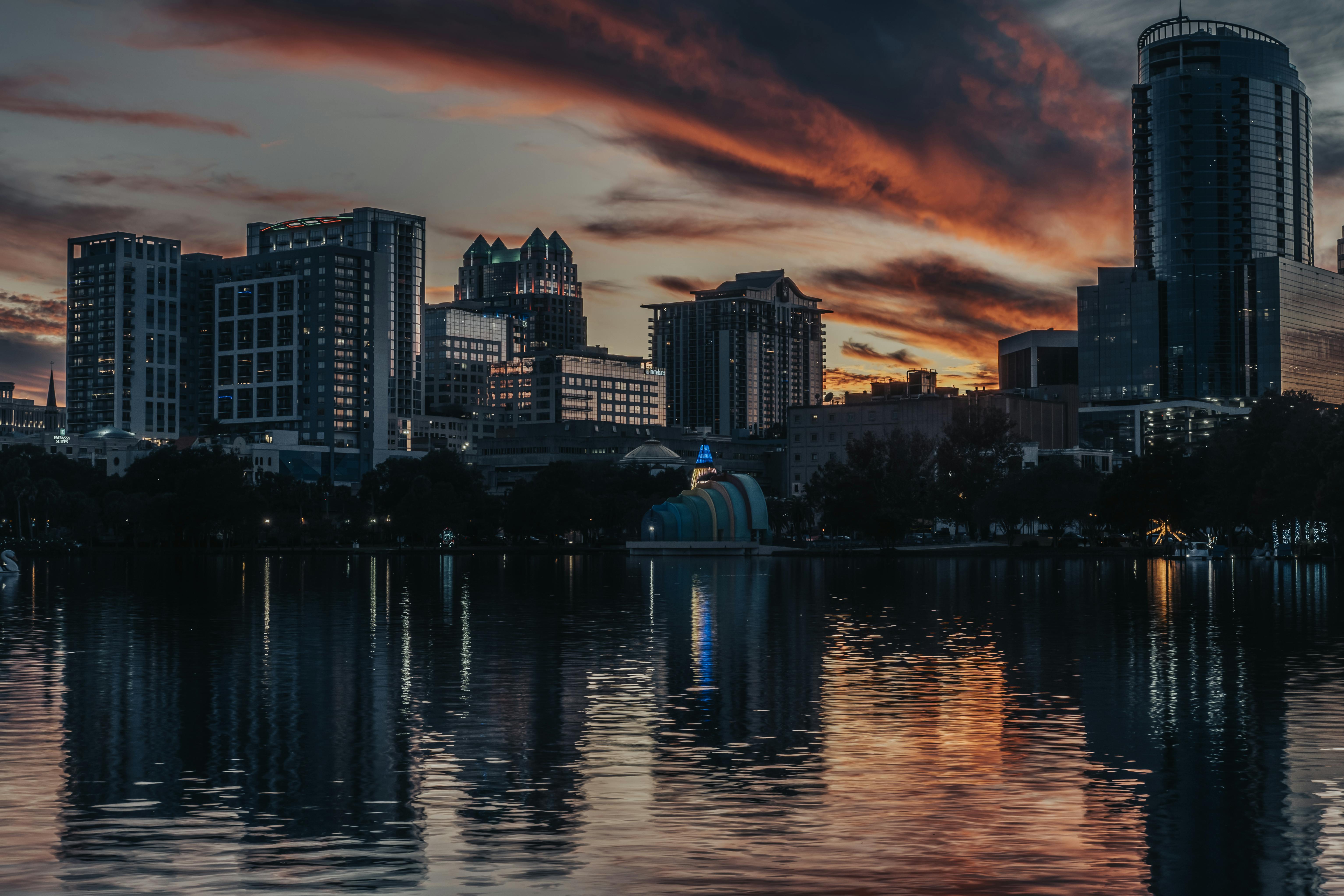 Orlando skyline and community landscape